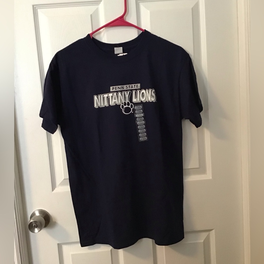 NWT! Hanes Navy Blue Nittany Lions Kids Tee